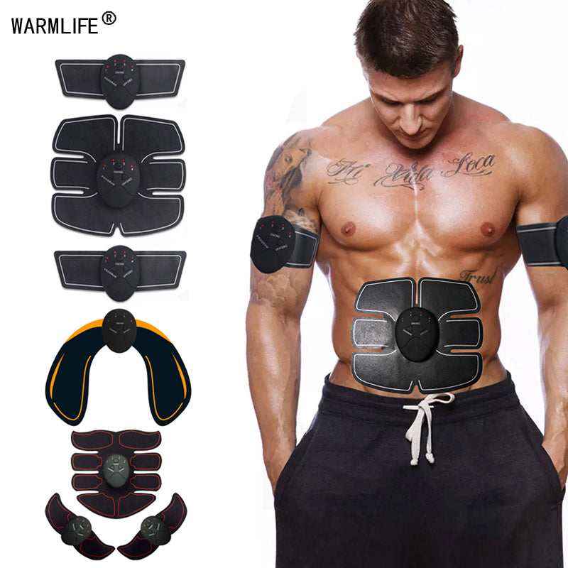 Abdominal Muscle Stimulator Trainer EMS Abs Wireless Leg Arm Belly Exercise  Electric Simulators Massage Press Workout Home Gym